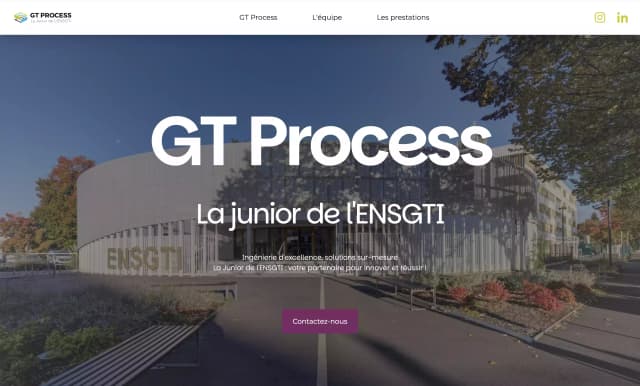 Projet Timéo Bugarel site web GT Process